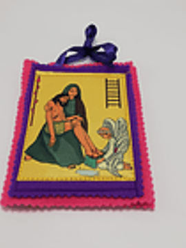 Escapulario Morado Pequeño