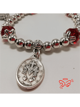 Pulsera 4 Medallas Metálica